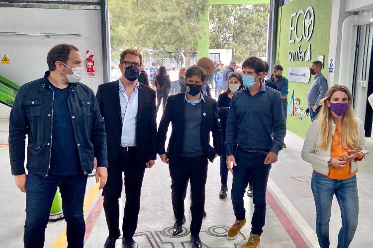 Juan Andreotti y Axel Kicillof visitaron obras y empresas de San Fernando Juan Andreotti y Axel Kicillof visitaron obras y empresas de San Fernando