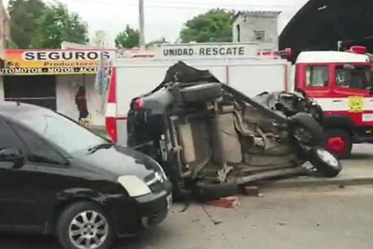 Tres muertos en un choque múltiple en José C. Paz