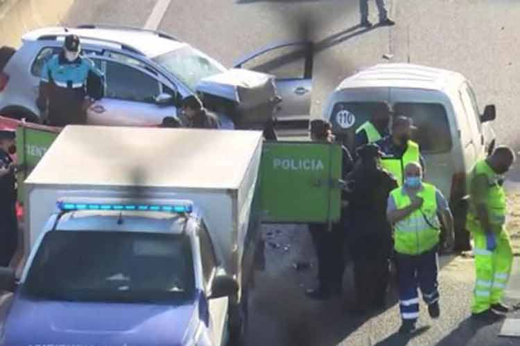 Circulaba a contramano por el Acceso Oeste y provocó un choque fatal: dos muertos