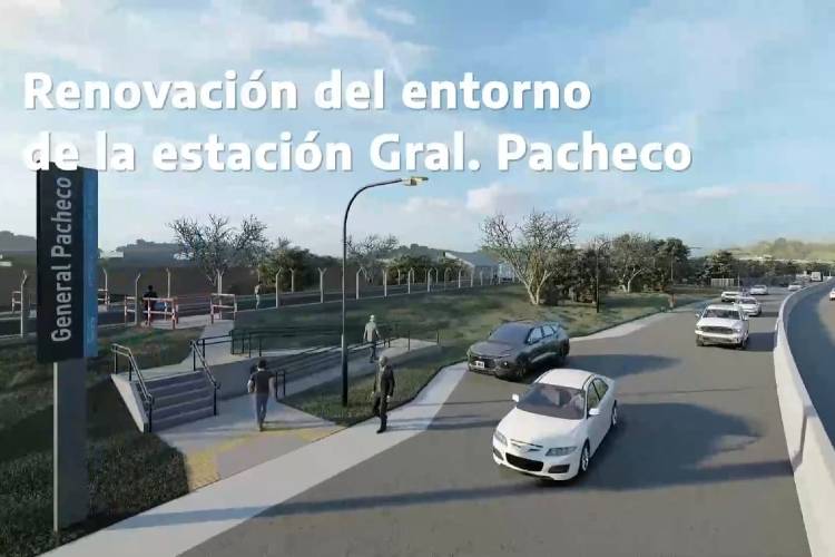 Renuevan integralmente el Paso Peatonal bajo la Ruta 197 y se conectará con la Estación Gral. Pacheco mediante una nueva Plaza