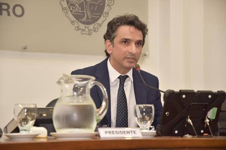 El presidente del HCD de San Isidro, Martín Vázquez Pol, al frente de la sesión El presidente del HCD de San Isidro, Martín Vázquez Pol, al frente de la sesión