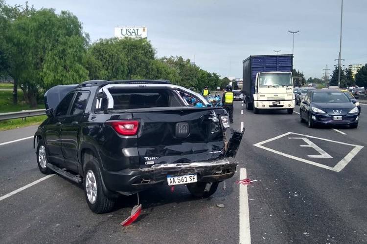 Choque múltiple en autopista Panamericana altura de San Fernando Choque múltiple en autopista Panamericana altura de San Fernando