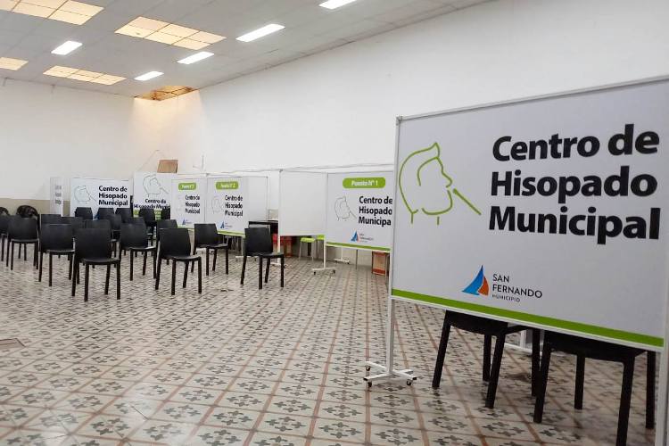 San Fernando sumó un nuevo Centro de Hisopado en Cáritas Aránzazu