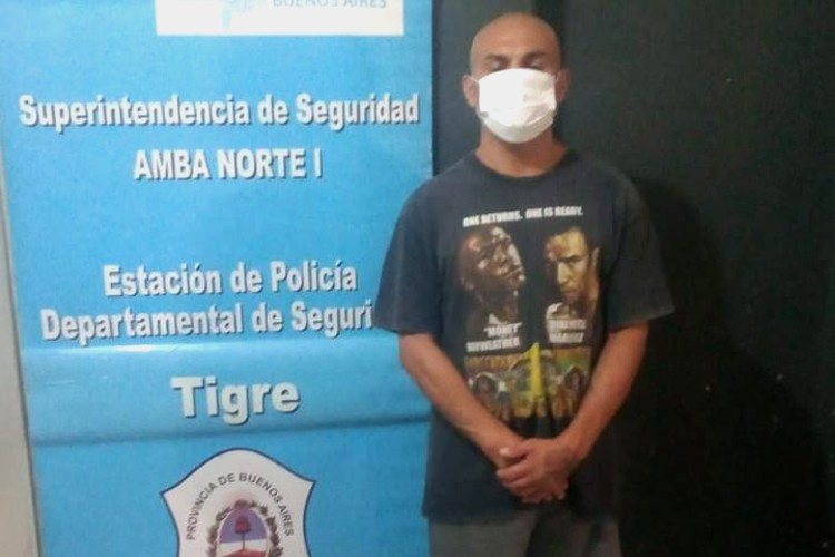 Detienen a “La Hiena” Barrios por amenazas y violencia de género en Tigre