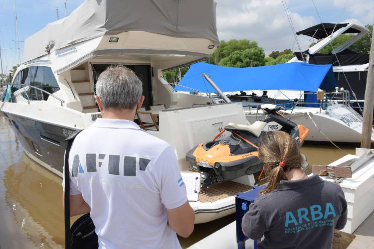 ARBA y AFIP detectaron 37 embarcaciones de lujo sin declarar y notificaron deudas por $25 millones en San Isidro