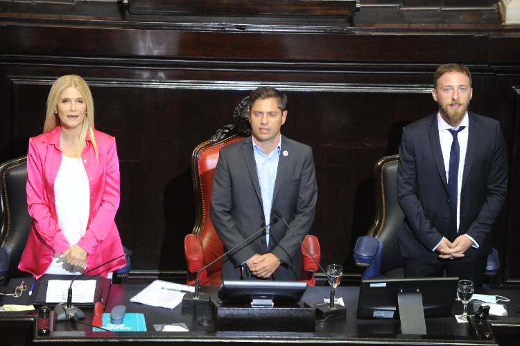 Kicillof en la  inauguración de sesiones ordinarias ante la Asamblea Legislativa bonaerense