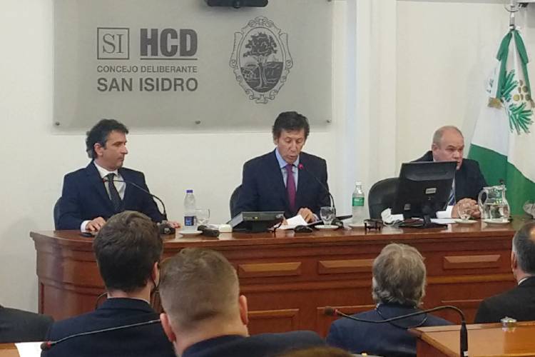 Gustavo Posse inauguró las sesiones del Concejo Deliberante de San Isidro