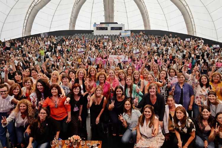 Malena Galmarini en Tecnópolis Malena Galmarini en Tecnópolis