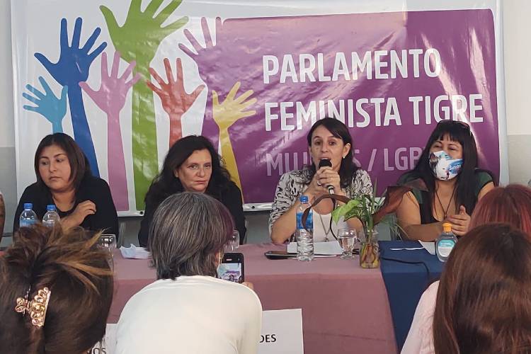 Roxana López participó del parlamento de mujeres y diversidades en Tigre