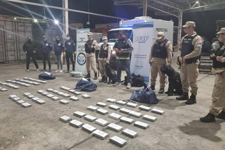 Prefectura decomisó más de 78 kilos de cocaína en Zárate