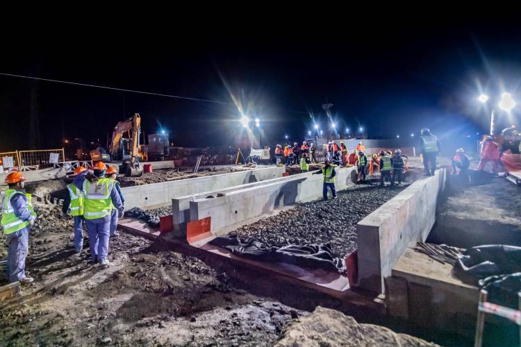 Se montaron los puentes del Túnel de Sobremonte en San Fernando y comienza la excavación Se montaron los puentes del Túnel de Sobremonte en San Fernando y comienza la excavación