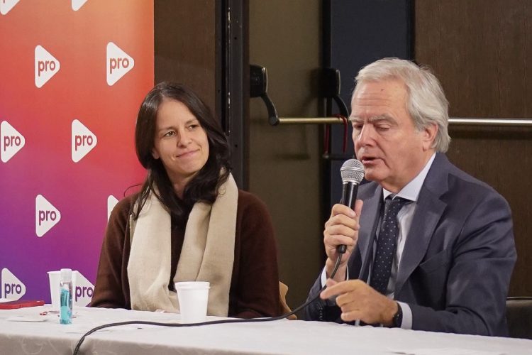 Soledad Martínez recibió a Federico Pinedo en Vicente López