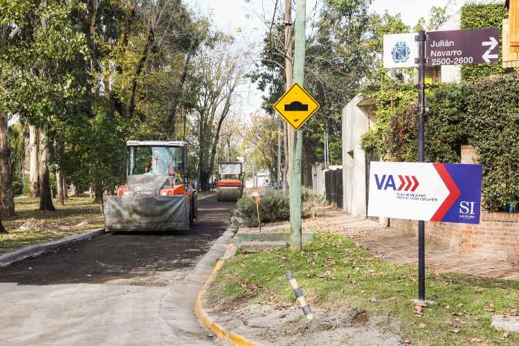 San Isidro renueva el asfalto en 15 cuadras de Beccar