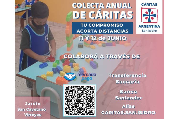 Cáritas realiza los días 11 Y 12 de junio su colecta anual Cáritas realiza los días 11 Y 12 de junio su colecta anual