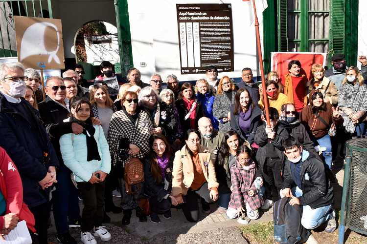 Se repuso la señalización de Sitio de Memoria en la Comisaría 1ra de Tigre Se repuso la señalización de Sitio de Memoria en la Comisaría 1ra de Tigre