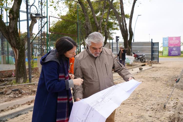 Avanzan nuevas obras en el Paseo Costero de Vicente López