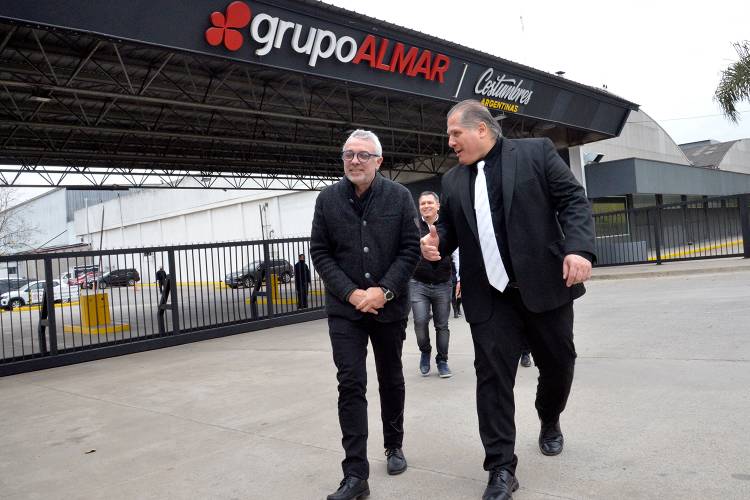 Julio Zamora, visitó las instalaciones de la empresa alimenticia Grupo Almar en Don Torcuato Julio Zamora, visitó las instalaciones de la empresa alimenticia Grupo Almar en Don Torcuato