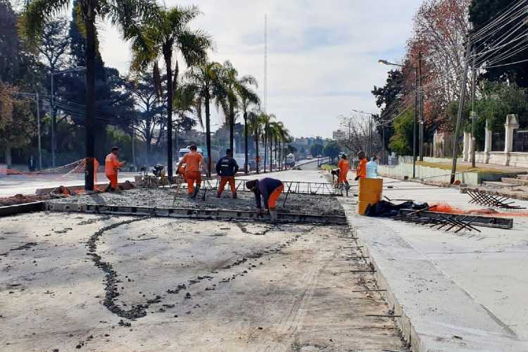 Continúan las obras de repavimentación en el puente de General Pacheco