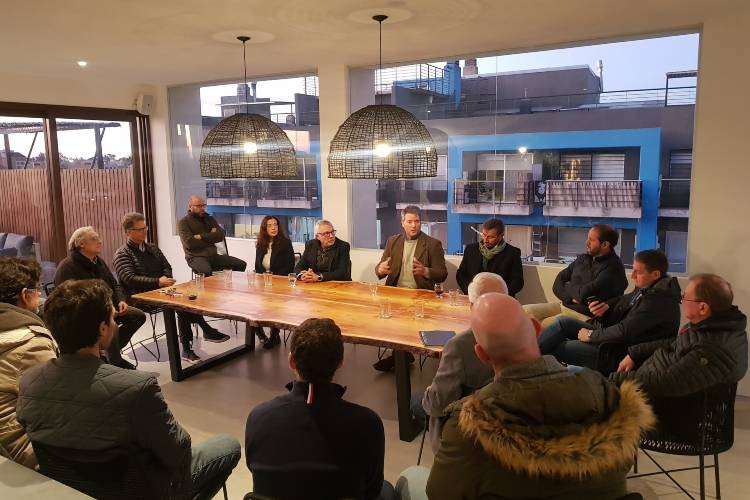  Julio Zamora acordó trabajar en una agenda urbanística con la Cámara de Desarrolladores de Tigre Sur