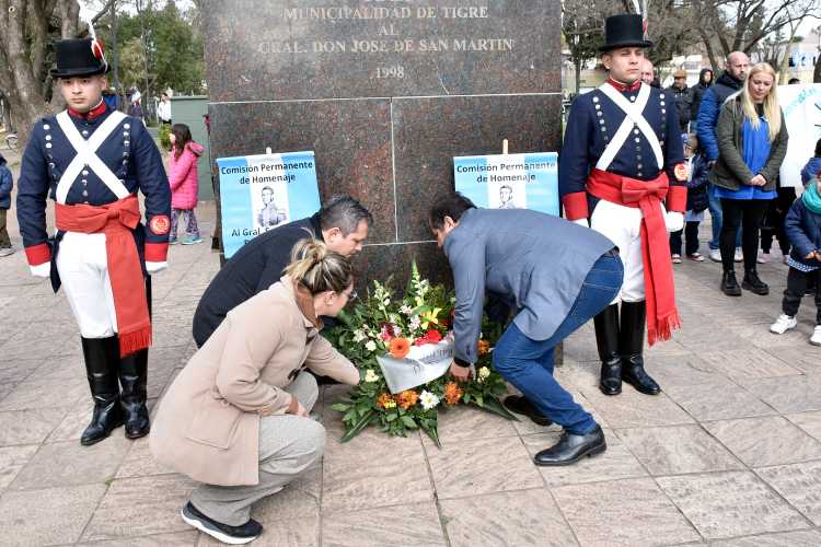 Tigre conmemoró el 172° aniversario del paso a la inmortalidad del General José de San Martín Tigre conmemoró el 172° aniversario del paso a la inmortalidad del General José de San Martín