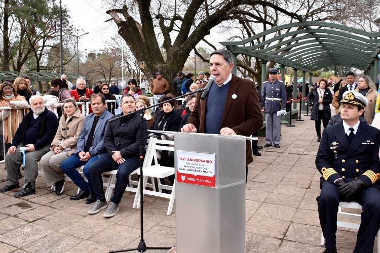 Tigre conmemoró el 172° aniversario del paso a la inmortalidad del General José de San Martín Tigre conmemoró el 172° aniversario del paso a la inmortalidad del General José de San Martín