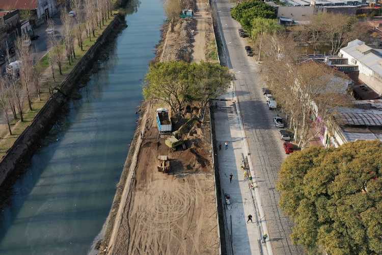 San Fernando avanza con la renovación de la zona del Canal