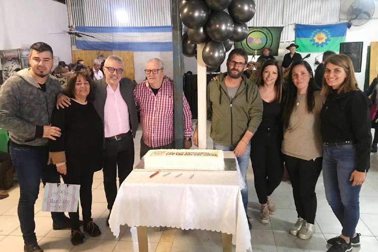 Julio Zamora participó de los festejos por el 34 aniversario del Centro de Jubilados Los Amigos del Talar