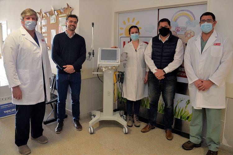 El Hospital Materno Infantil de Tigre incorporó un nuevo respirador para su Unidad de Terapia Intensiva Pediátrica (UTIP)