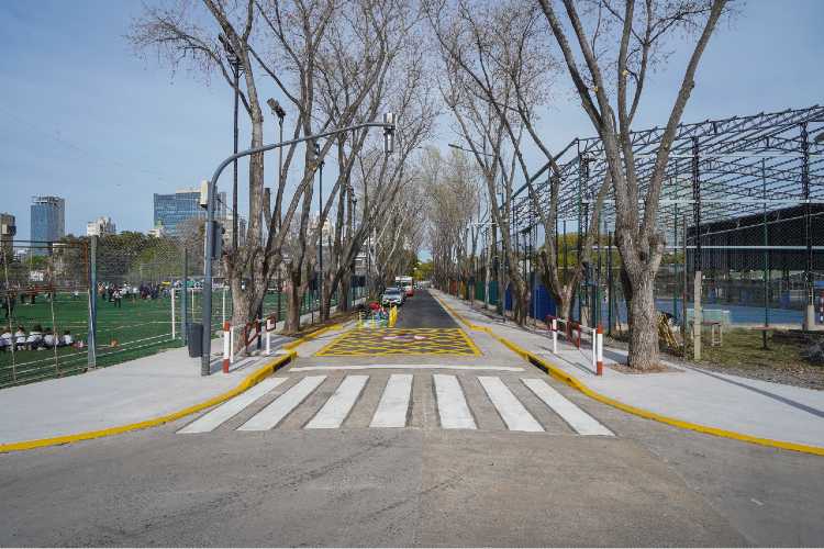Vicente López finalizó con las obras de renovación en el acceso Melo
