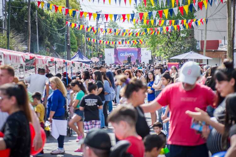 Más de 7.500 vecinos disfrutaron de la Quinta Fiesta en Beccar