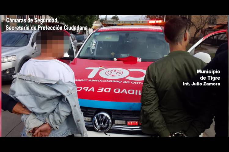 Evadieron un control policial en Tigre y los detiene tras una intensa persecución