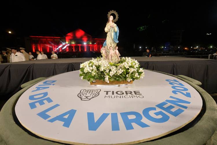 Con una convocatoria multitudinario Tigre celebró el 73° aniversario del Día de la Virgen