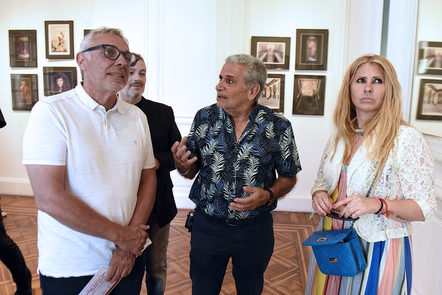 El Foto Club Tigre en la inauguración de la muestra de Feliciano Jeanmart