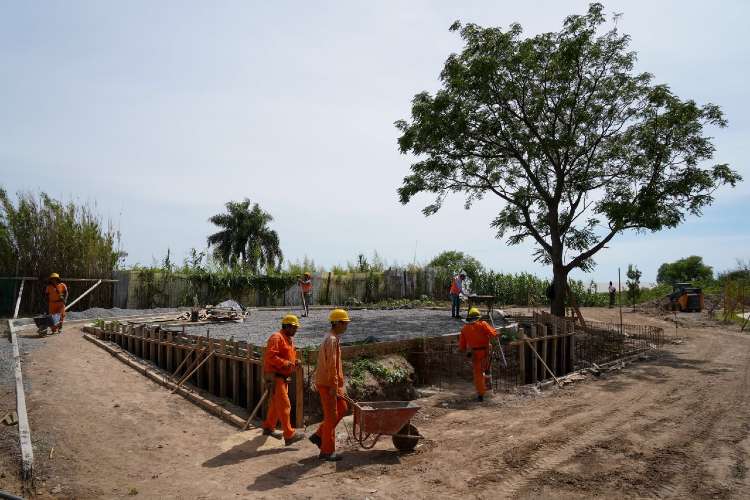 Avanzan las obras de la Plazoleta San Lorenzo en La Lucila.