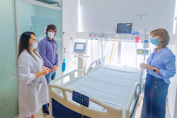 Andreotti presentó las Nuevas Terapias Intensiva, Intermedia y de Cuidados Especiales del Hospital Municipal