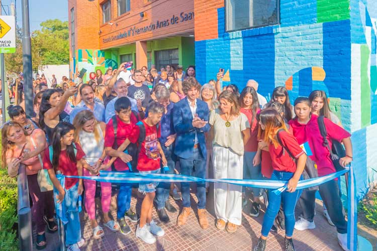 Se inauguró en San Fernando la renovación integral de escuela secundaria N°2