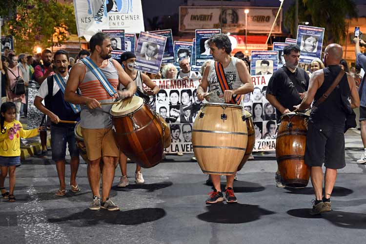 MArcha al Astillero Astarsa por la Semana de la Memoria