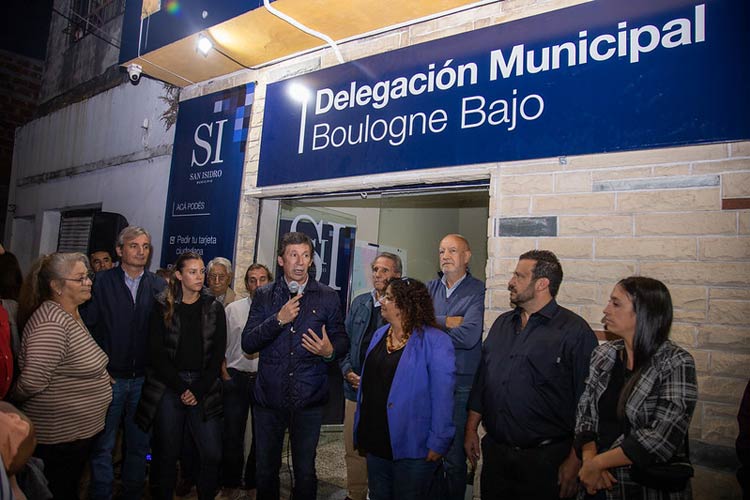 Gustavo Posse inauguró una nueva Delegación Municipal en Bajo Boulogne