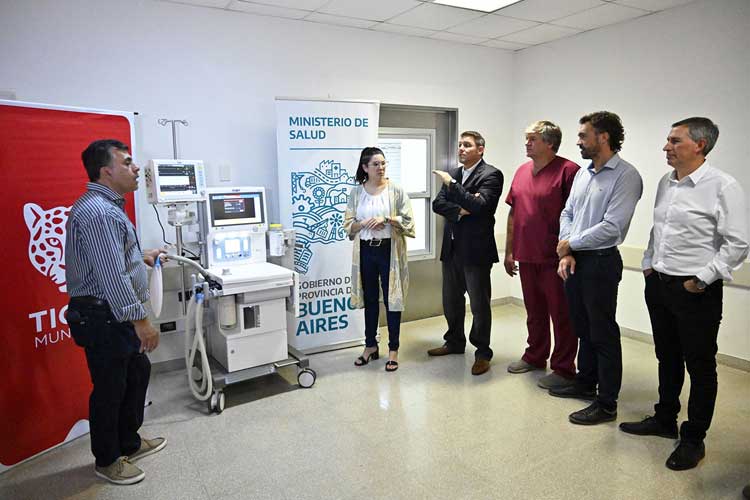 El Hospital Materno Infantil de Tigre recibe una mesa de anestesia de última generación