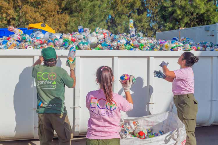 San Fernando recicló 6.000 kilos de Botellas de Amor en 3 meses