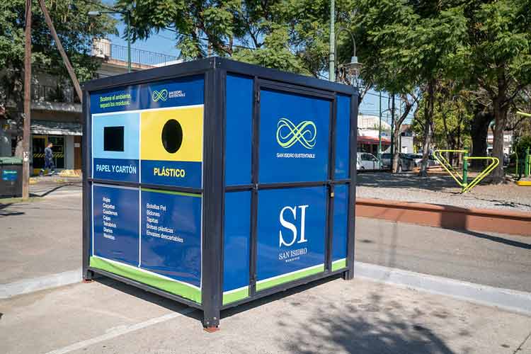 San Isidro inauguró un nuevo Ecopunto en Plaza Belgrano de Villa Adelina