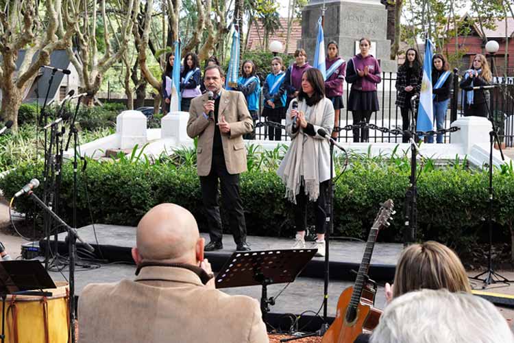 Soledad Martínez: “Vicente López es la capital del himno que une a todos los argentinos”