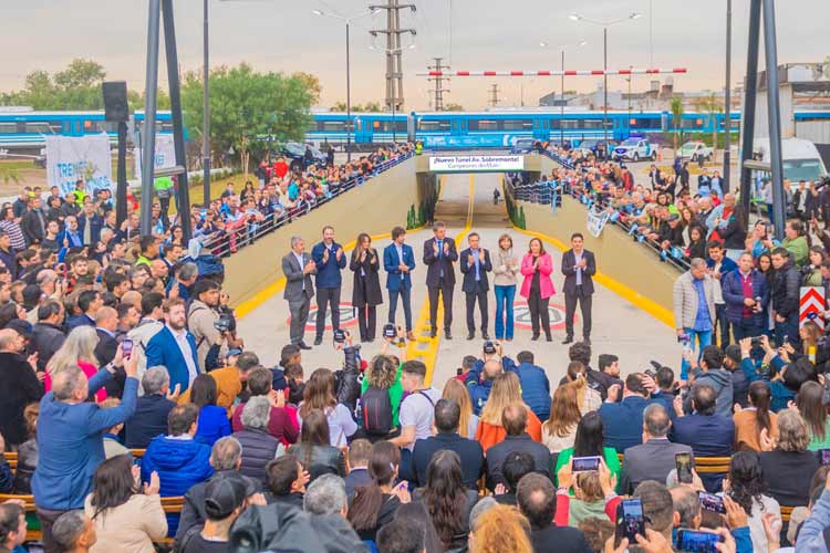 San Fernando inauguró el Túnel de Sobremonte - Campeones del Mundo