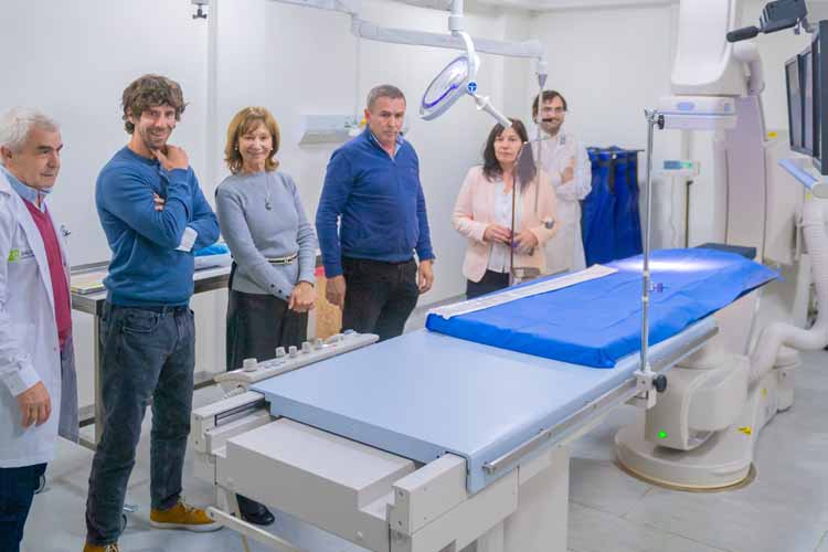 Juan Andreotti presentó los nuevos servicios de Hemodinamia y Unidad Coronaria en el Hospital Municipal de San Fernando