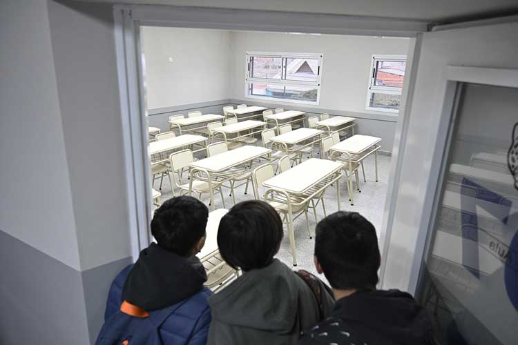 Julio Zamora inauguró la ampliación y remodelación de la Escuela Secundaria Técnica Nº2 en Ricardo Rojas