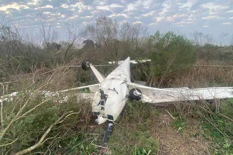 Dos heridos por la caída de una avioneta en General Rodríguez