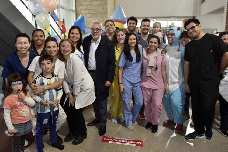 Julio Zamora Celebró el Día de las Infancias en el Hospital Materno Infantil de Tigre