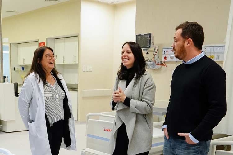Soledad Martínez inauguró el renovado Sector Rojo de la Guardia del Hospital Houssay