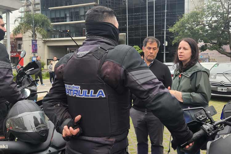 Vicente López incorpora cámaras para chalecos antibalas de la Patrulla Municipal