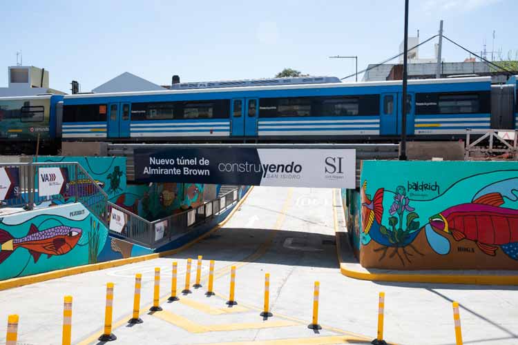 San Isidro Habilitó el nuevo túnel Almirante Brown